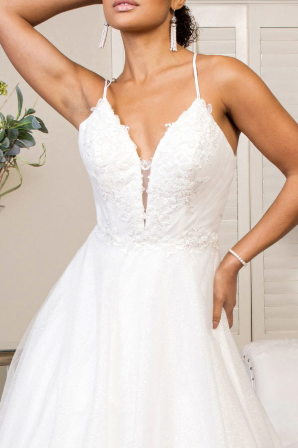 Elizabeth K - GL1905 - Embroidered Bodice Sweetheart A-Line Bridal Gown