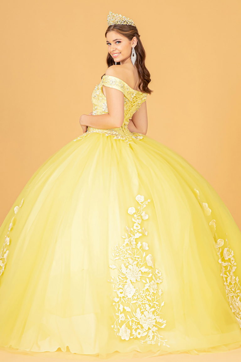 Elizabeth K - GL2802 - Mesh Off-Shoulder Ballgown Quinceanera Dress