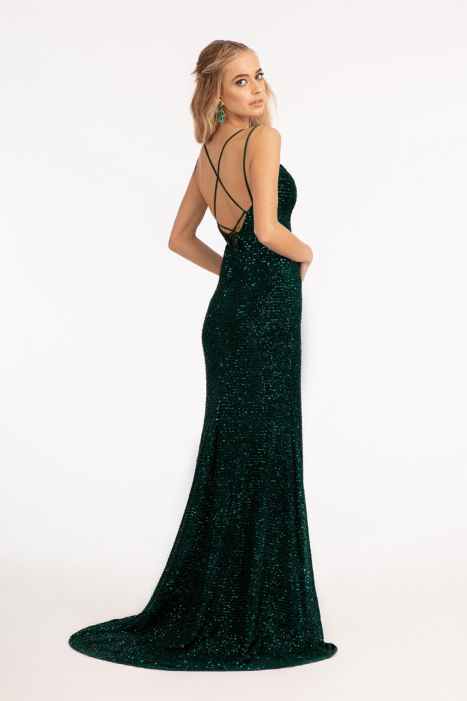 Sequin Mermaid Dress by Elizabeth K GL3058- Special Occasion/Curves